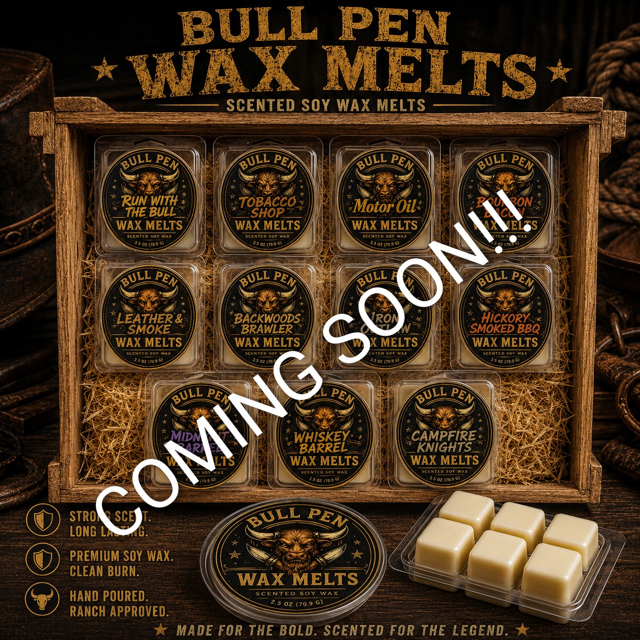 Bull Pen Wax Melts Collection